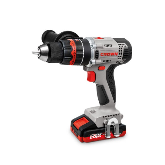 CT21075HMXشنيور دقاق بطارية13مم ظ.معدن60ن2امبير 20ف ش.بلاس×2