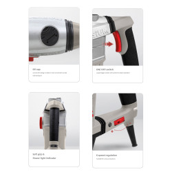 CT18080-B3 كيت شاكوش ماكس 40مم 1250واط 7كج شنطة بلاستيك