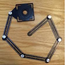 زاوية متحركة المونيوم 6 اضلاع فتحة (25-40-45-55-75) مم AH8122-6