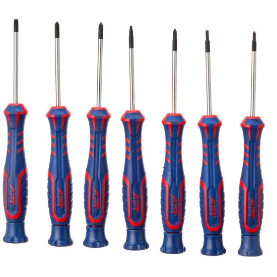 طقم مفكات اليكتروني 3 عادة + 4صليبة صيني