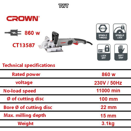 صاروخ لتجميع الالواح الخشبية ( بسكوت ) 4 860 وات CT13587