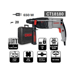 كيت شاكوش 20مم عدل 650 واط CT18180-B3