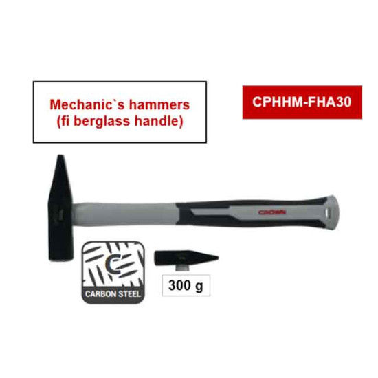 شاكوش بناريج يد فايبر 300 جم CPHHM-FHA30