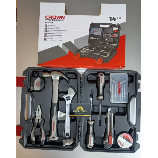 طقم عدد يدوية 14 قطعة شنطة بلاستيك CPHTS-BXA14