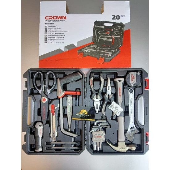 طقم عدد يدوية 20 قطعة شنطة بلاستيك CPHTS-BXA20