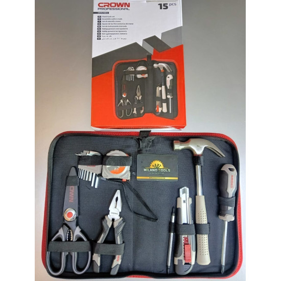 طقم عدد يدوية 15 قطع شنطة قماش CPHTS-TXB15