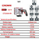 CT22024 كيت شنيور مفك بطارية 3.6ف .ن.م 1.5أمبير + أكسسوار