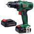ABS-12L-2 شنيور بطارية12فولت10مم 2 بطارية 1.5امبير شنطةبلاست